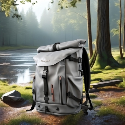 Unisex Outdoor Sports 60L Camping Backpack with Waterproof Rain Cover and Softback