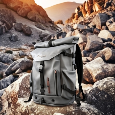 Unisex Outdoor Sports 60L Camping Backpack with Waterproof Rain Cover and Softback