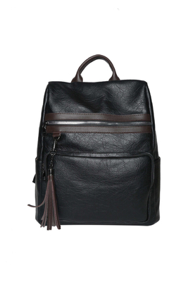 Waterproof Computer Laptop 2way Backpack for Girls Bange Bag Custom PU Leather