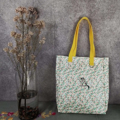 Decoration Flowers and plants pattern Cartable Ladies Shoulder Bags Handbags For Woman