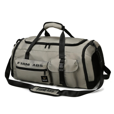 Unisex Women Black Tote Fitness Bag NO Drawbars Zipper Closure