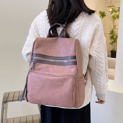 2023 Waterproof Environmental Friendly Kraft Paper Bange Backpack for Casual and Work