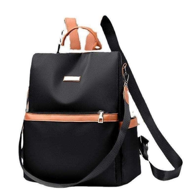 Trapezoid Handle Kraft Paper Women Kawaii Mini Travel Carry on Backpack