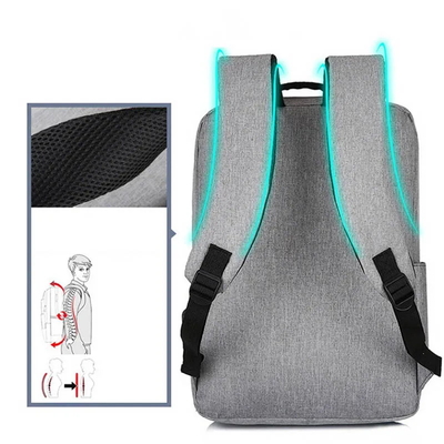 Custom LOGO Laptop Backpack for mens Business sac a dos Waterproof Oxford mochilas School Student Backpack with USB