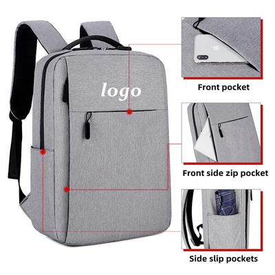 Custom LOGO Laptop Backpack for mens Business sac a dos Waterproof Oxford mochilas School Student Backpack with USB