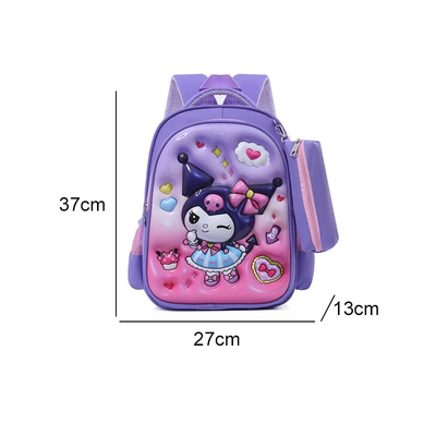 custom 2024 3D Sanrio Cartoon Printing Kindergarten bagpack Student Rucksack Waterproof children mymelody Backbag for Kids School Backpack