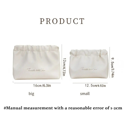 Custom logo Makeup Bag Travel Supplies toiletry pouch Lipstick Storage pouch Earphone Jewelry Leaf Spring Bag Mini Cosmetic Bag womens handbag