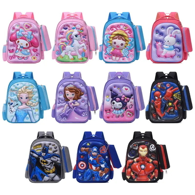 Customizable 3D Cartoon Printing Kindergarten Bagpack Student Rucksack Waterproof Children School Backbag For Kids School Backpack Design Backpack