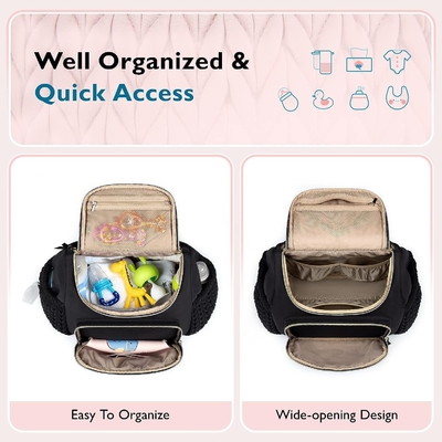 Wholesale Baby Diaper Bag Small Diaper Backpack Stylish Travel Mini Maternity Daypack mommy bag for women Casual Tote Bag