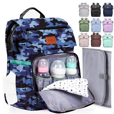 Custom Baby Diaper Bag with Changing Pad Large Travel Bags Newborn Baby Essentials Pack Momy Backpack Casual Womens Backpack