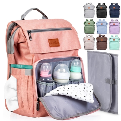 Custom Baby Diaper Bag with Changing Pad Large Travel Bags Newborn Baby Essentials Pack Momy Backpack Casual Womens Backpack