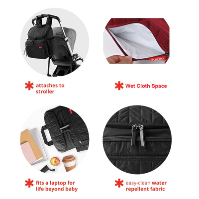 Custom Diaper Bag Backpack MultiFunction Travel Bag with Changing Pad mochila Casual Bag for womens Tote Bag