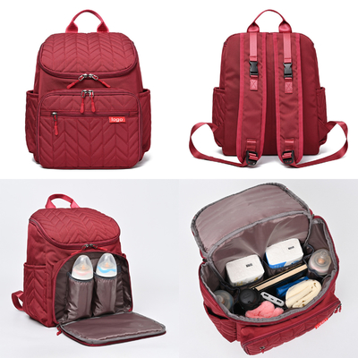 Custom Diaper Bag Backpack MultiFunction Travel Bag with Changing Pad mochila Casual Bag for womens Tote Bag