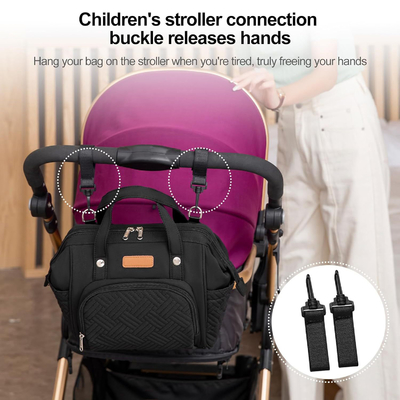 Custom Baby Diaper Bag Backpack Small Maternity Handbag Waterproof Multifunction Travel Backpack Stylish Mini Ladies Tote Bags