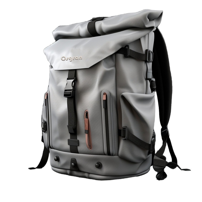 Unisex Outdoor Sports 60L Camping Backpack with Waterproof Rain Cover and Softback