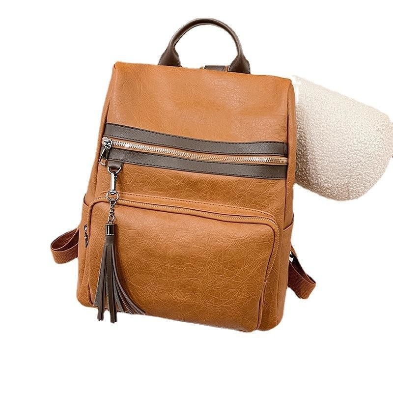 2023 Waterproof Environmental Friendly Kraft Paper Bange Backpack for Casual and Work