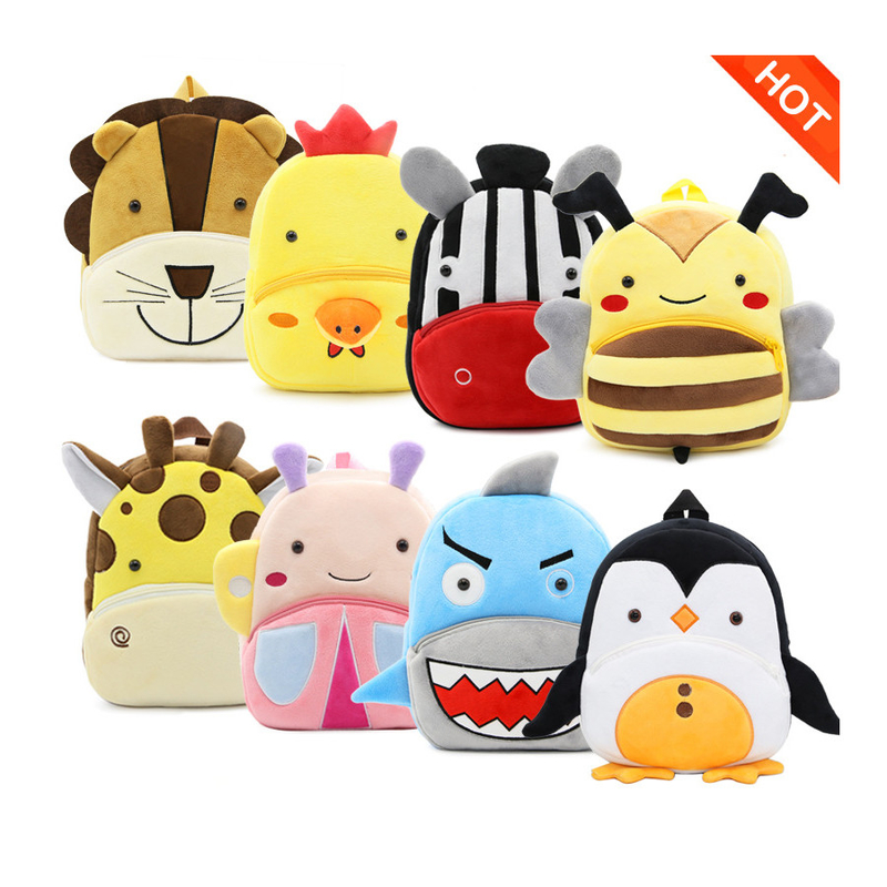 Custom Cute Toddler Backpack Plush Animal Kids Backpack school bags for girls Cartoon Mini Travel Bag for Boys and girls School Backpack cute backpack gift toys backpack